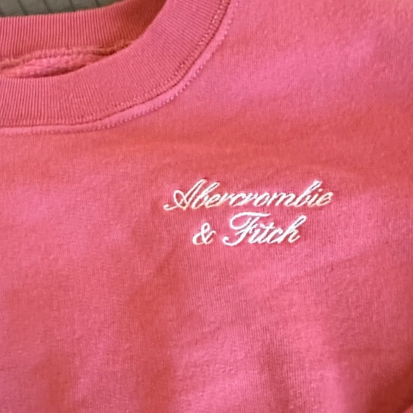 Abercrombie & Fitch Pink Womens Sweatshirt Joggers Matching Set Soft Collection - Picture 3 of 15